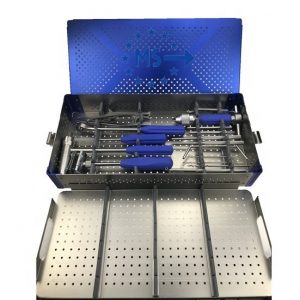 Elastic-nail-instrument-set interlocking nail instrument set with box.
