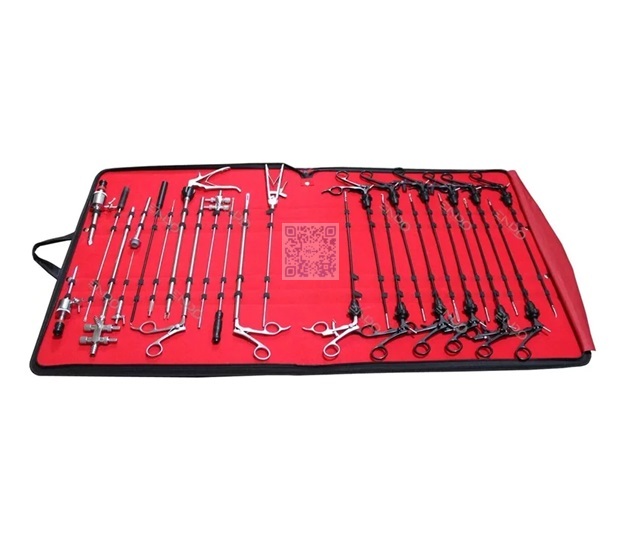 Stainless Steel Laparoscopic Surgical Instruments Set of 28 Pieces German Grade1 (1)