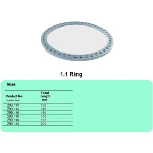 1.1 Ring in Stainless steel (10 ITEMS PER LOT)
