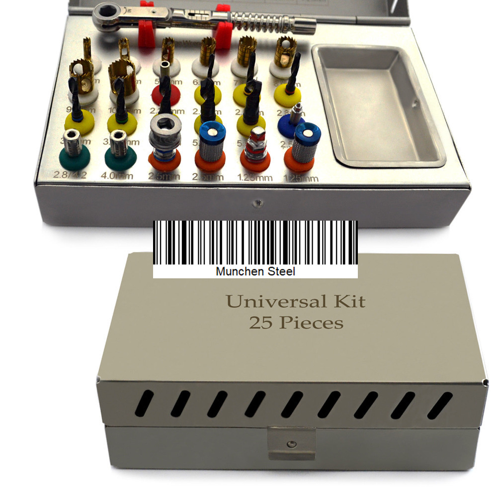 Universal basic 25 Units dental implant kit tools and sterilization Surgical Instruments - Image 4