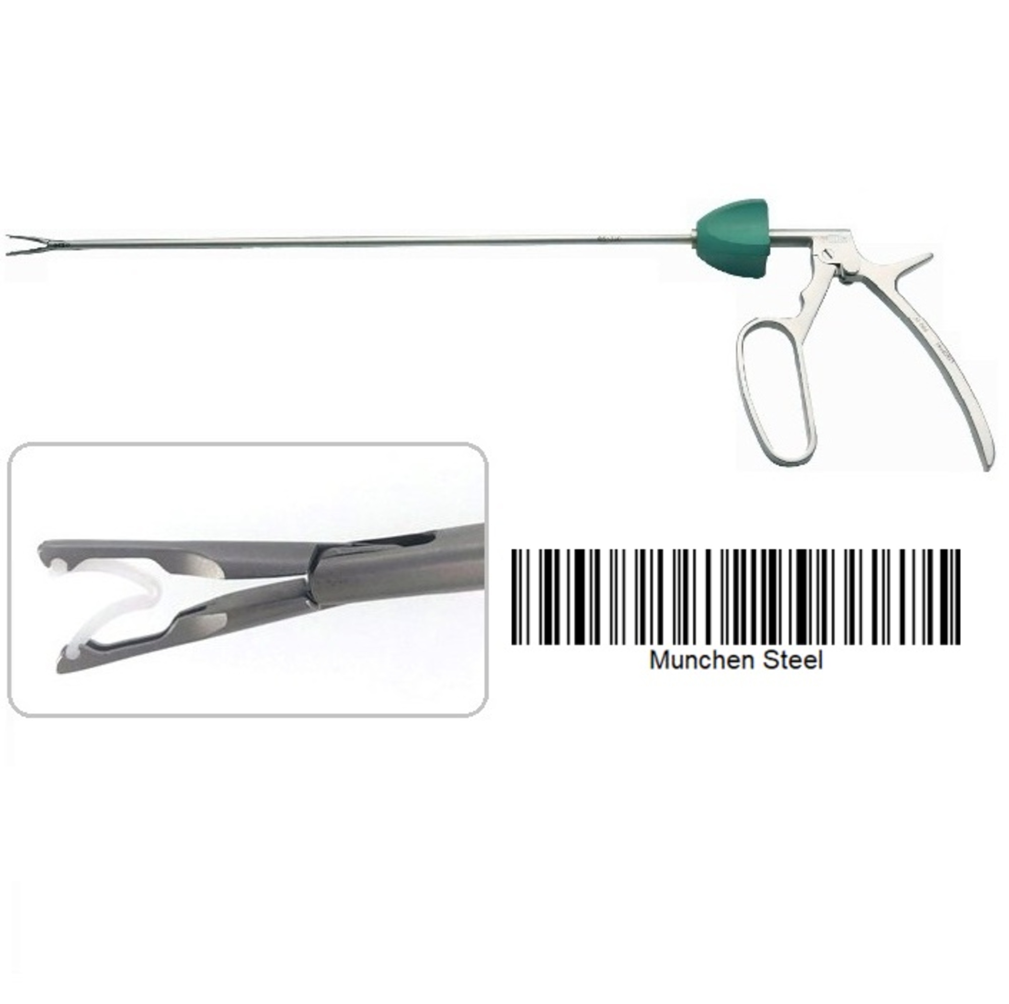MÜNCHEN STEEL®LAPAROSCOPIC HEM-O-LOK CLIP APPLICATOR, MEDIUM LARGE (ML)