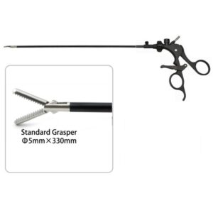 MÜNCHEN STEEL®STANDARD GRASPING FORCEPS, REUSABLE, RATCHETED