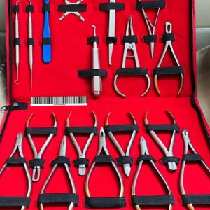 Dentist Orthodontic Tool Set Training Pliers, Professional Clinic Set 18 Units