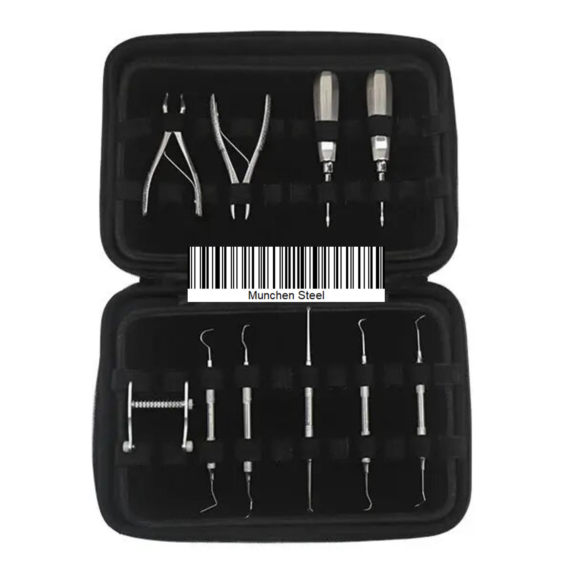 Veterinary Instrument Set for Cat w/Standard Handle Elevators,10Units, Case Free
