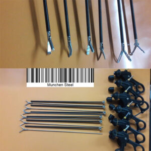 Laparoscopy Set, Scissor Holders Dissector Forceps Instruments 6Units REUSABLE