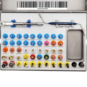 New Dental Implant Drill Set, Master Split Set, for Alveolar Surgical Drill Set, 50 Units
