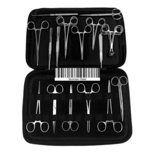 Veterinary instrument kit for general surgery, For Pets, 25Units-Free Case