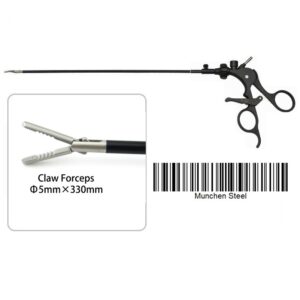 MÜNCHEN STEEL®LAPAROSCOPIC CLAW FORCEPS REUSABLE RATCHETED