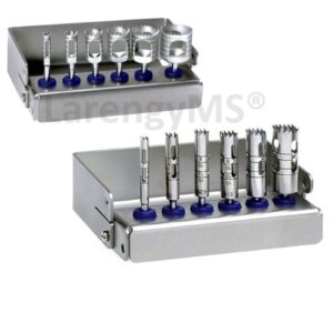 Set OF 6 Short Trephines and Long Set Of 6 Trephines in Stainless Steel German