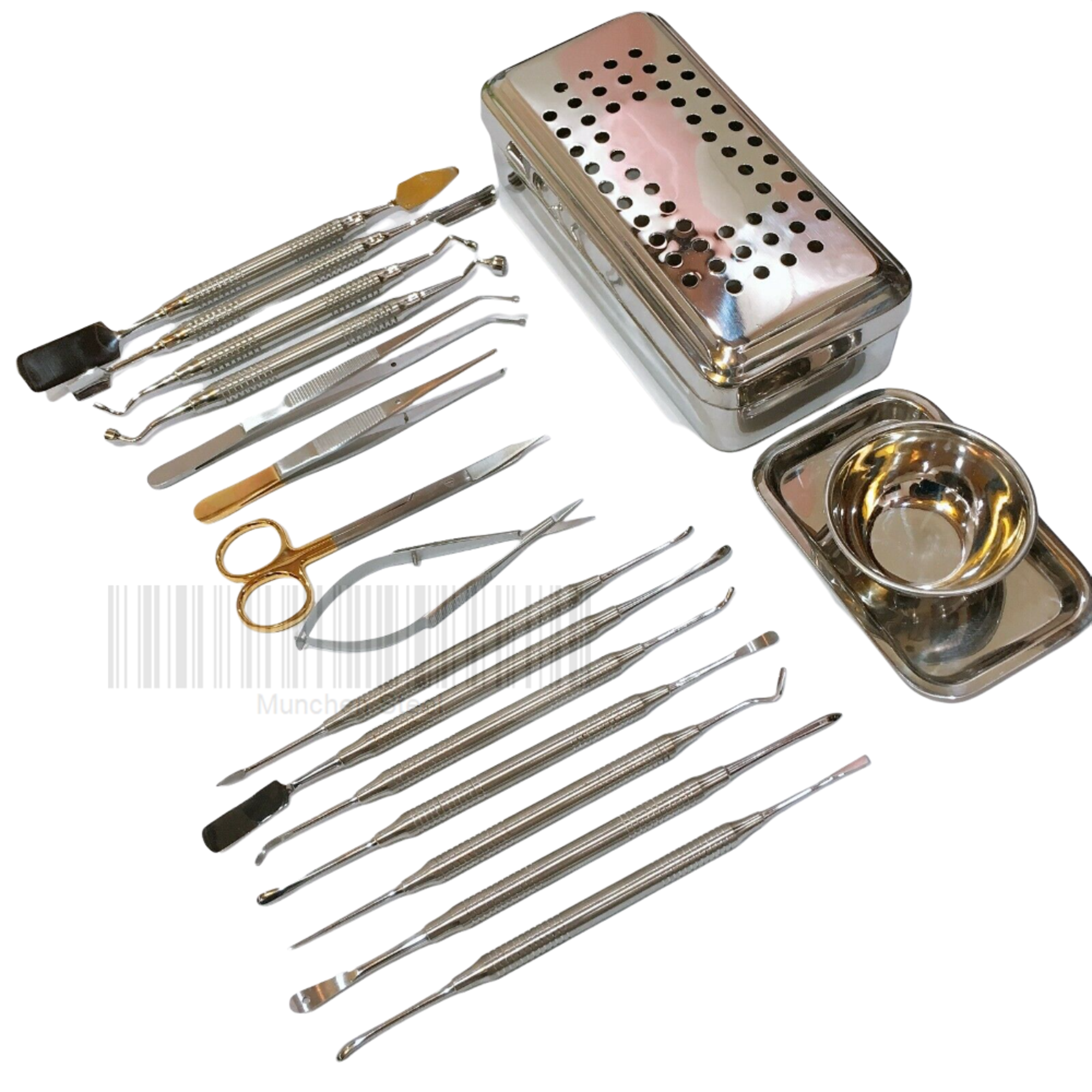 Dental PRF Box GRF System Membrane Set Periosteal Elevator Kit Implant 18Units - Image 2