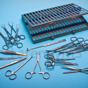 General Surgery Basic Kit in Stainless Steel German, (20-Piece).