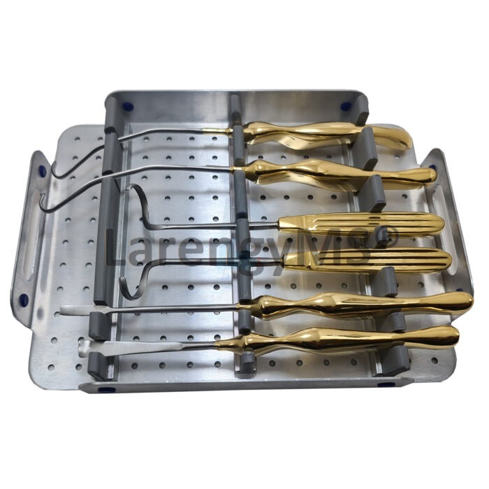 Rhinoplasty Instruments Set, Sterilization Kit, (13-Pieces) in Stainless Steel German - Image 2