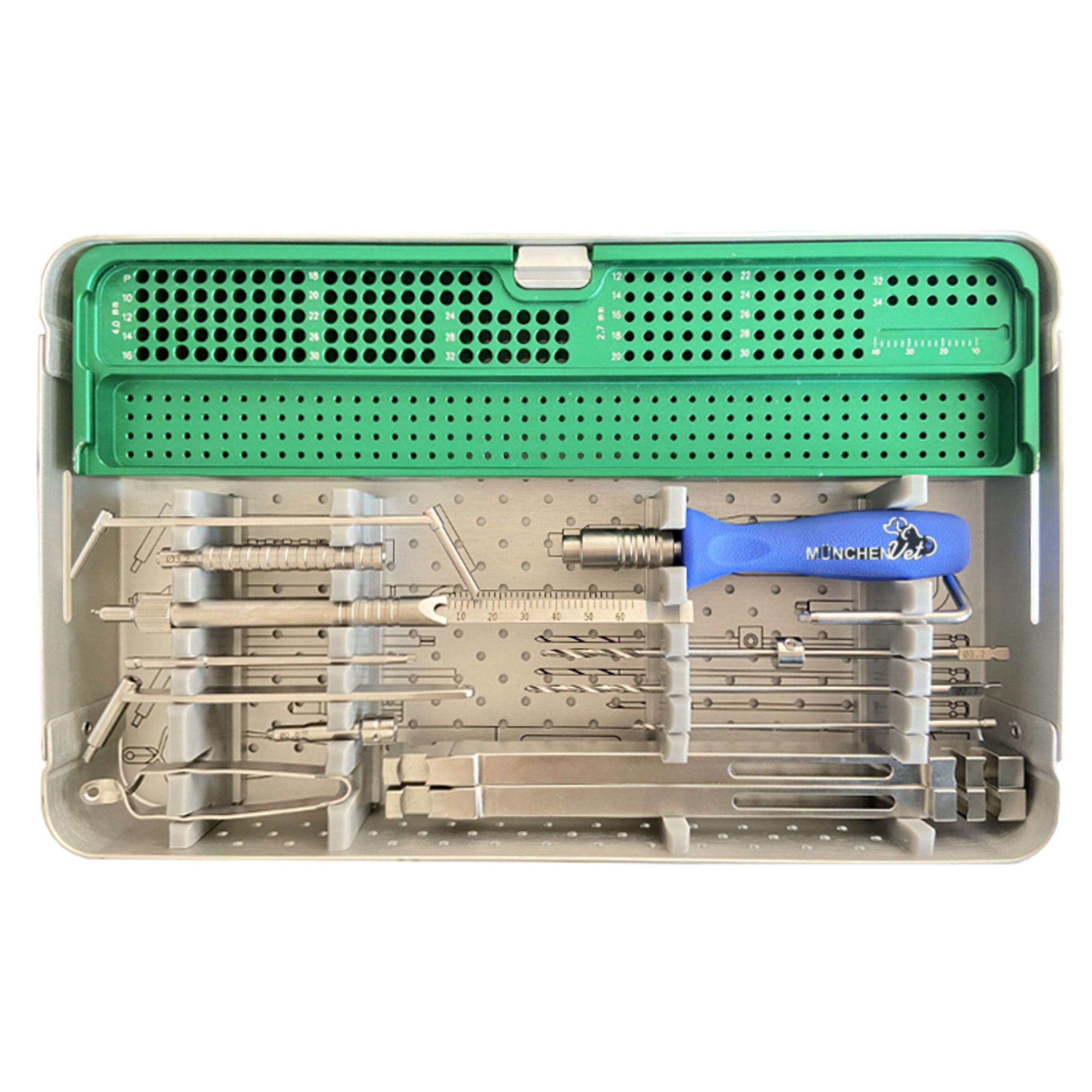 Small Animals Orthopedic 4.0mm Locking Plate Instrument Kit, for Surgery - Image 2