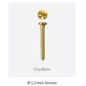 Orthopedic Vet System Screws, 1.2mm GOLD Cortical Screws, (100 ITEMS PER LOT)