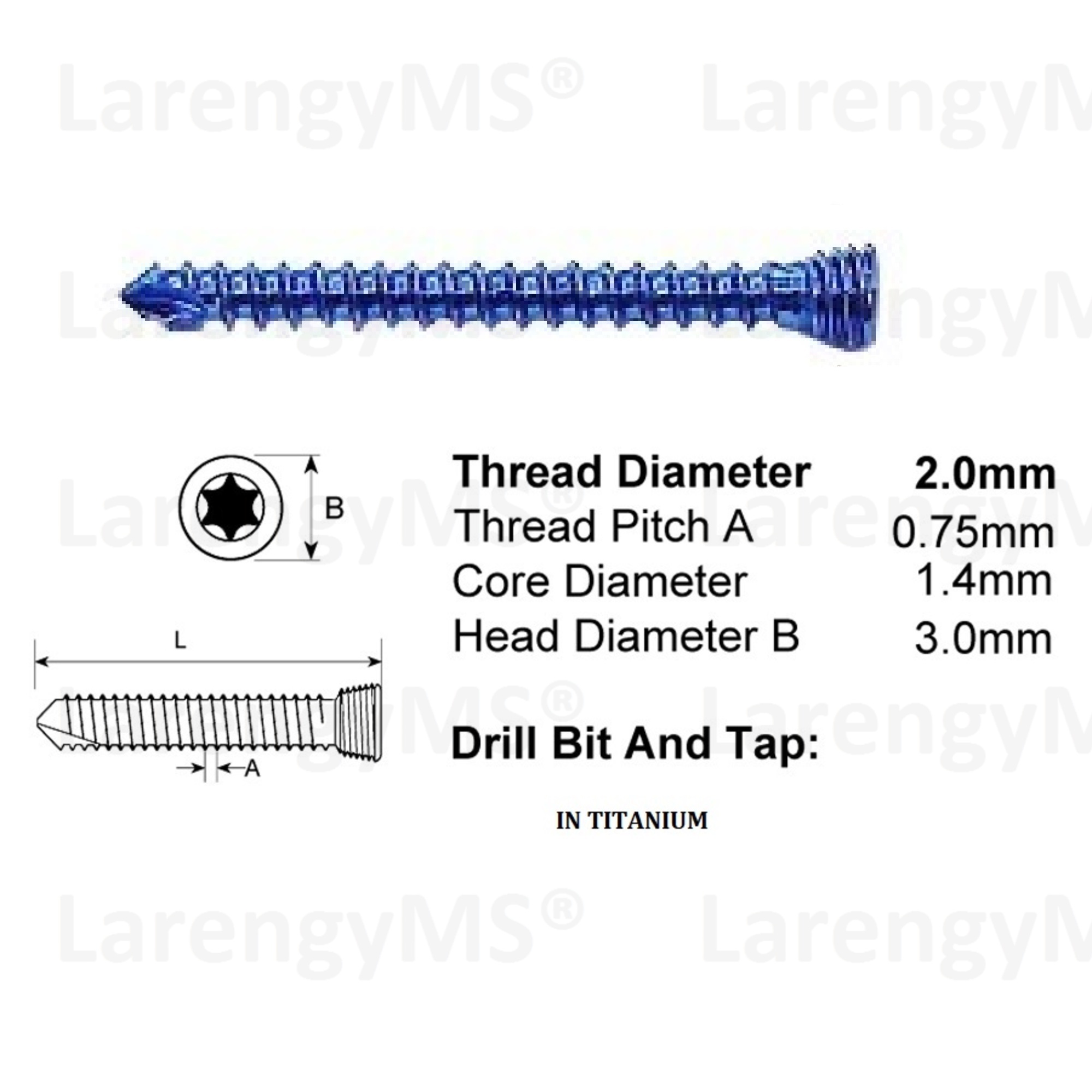 Tplo Bone locking Plate 2.0/2.4/2.7/3.5mm Veterinary Orthopedic Implants Set, 14 Units Plates & 100 Units Scrows in Titanium. - Image 5