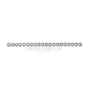 2.0mm Cuttable Malleable Plates/ Holes 20 Stainless Steel (20 ITEMS PER LOT)