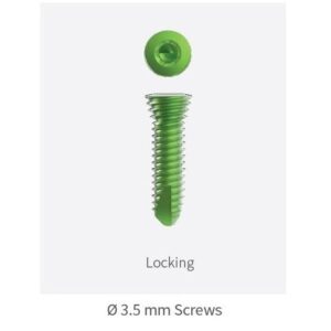 Orthopedic Vet System Screws 3.5mm Green Loking Screws (100 ITEMS PER LOT)