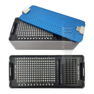 5.5mm Cortex Self Tapping Screws-3.5mm Hexagonal Set Vet Stainless Steel/ 210 Units Screws With Sterilization Box