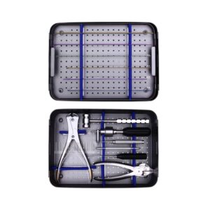 Vet AO Style Small Animal Rush Pin Instruments Set With ELASTIC NAIL