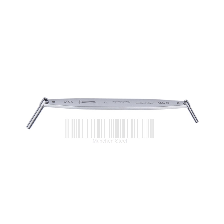 Double Drill Guide/ 0.8/1.1 to 1.8/2.4 Stainless Steel German