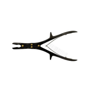 Double Joints Bone Rongeur Curved Stainless Steel German