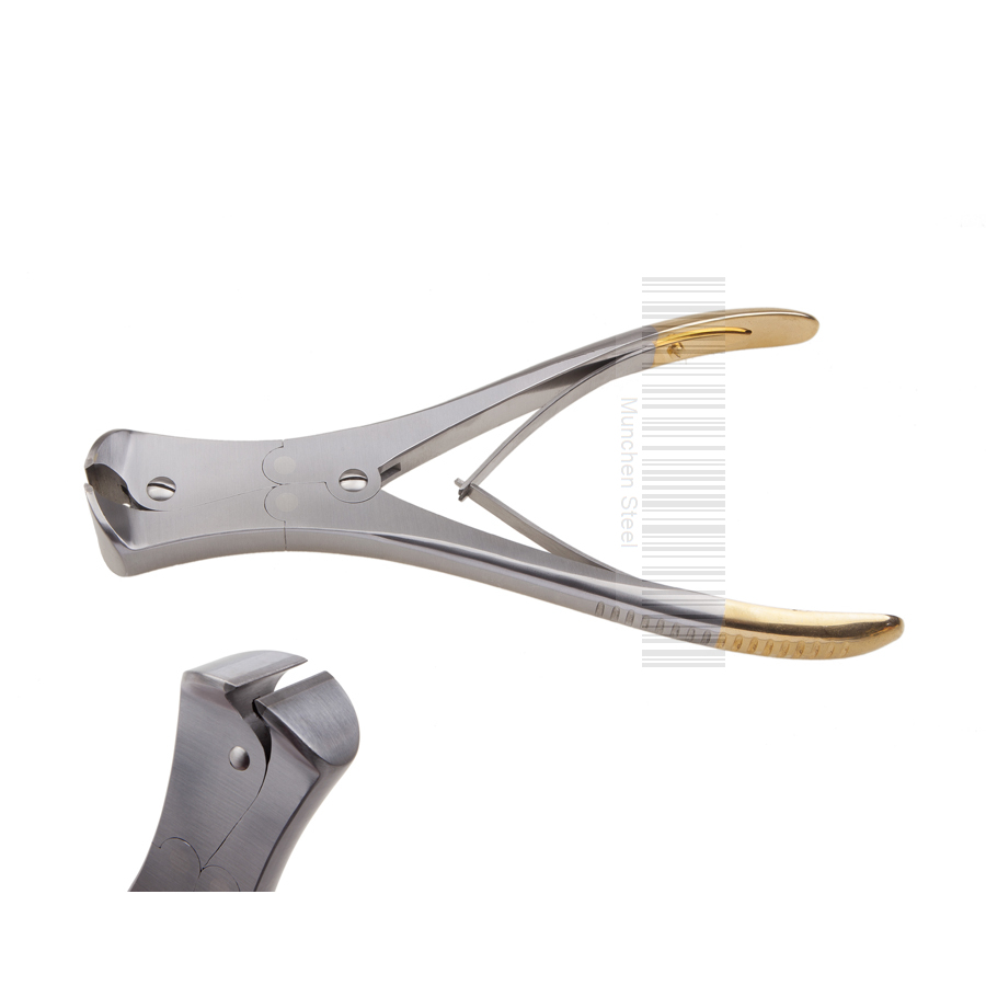 Front End Wire Cutting Plier TC Gold Stainless Steel German