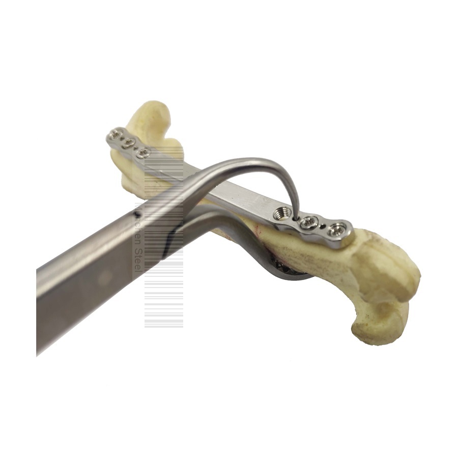 Mini Plate Holding Forceps Stainless Steel German - Image 2