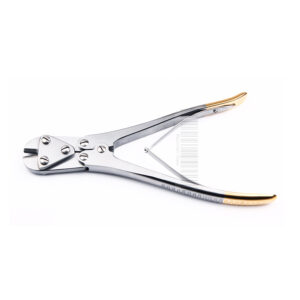 Plate/Pin Cutting Plier TC Gold Stainless Steel German