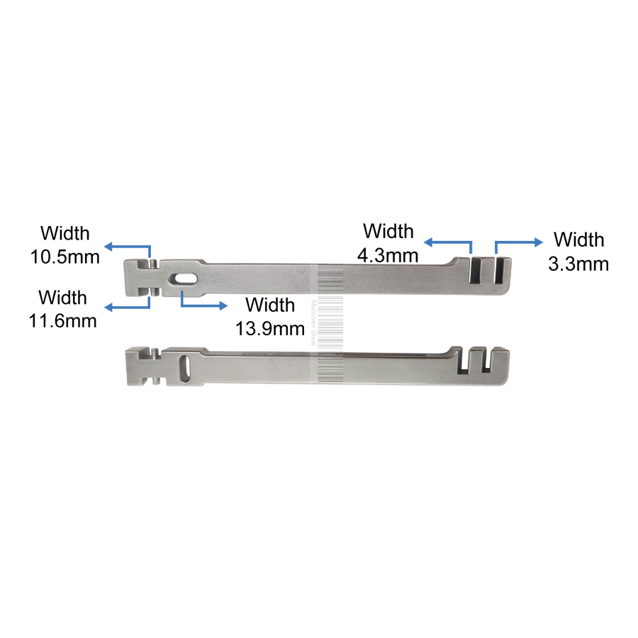 Reconstruction Type Bending Irons (Pair) Stainless Steel German - Image 5