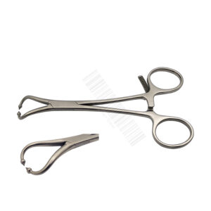 Small Pointed Reduction Forceps With Ball Heads Stainless Steel German