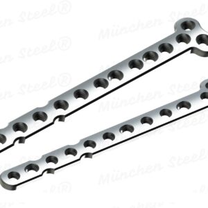 T-Locking-Plates-long-SYSTEM-2.4mm-10-Units-13-Holes-Thickness-2.5mm-Length-83-and-in-Set-have a Total 130-Units-Screws-IN-TITANIUM-(140-items-per-lot).