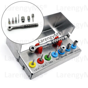 Dental Implant Removal Kit Bone Expander SOS Set Broken Fixture Ratchet Wrench Implant Kit in Stainless Steel German